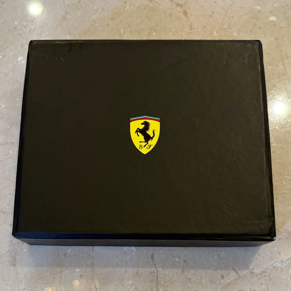 Ferrari Black Box with Yellow Shield Logo - Picture 1 of 4